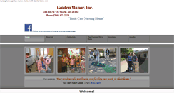 Desktop Screenshot of goldenmanorsteele.com